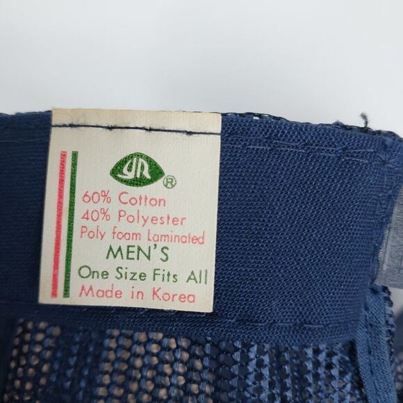 Vintage 1986 Save The Statue Of Liberty Black Mesh Snapback Trucker Hat Cap - Picture 5 of 5